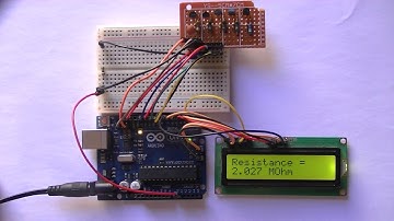 Arduino auto-range ohmmeter