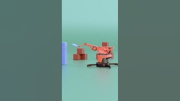 Mischievous Robot Working, Created With Blender 3D #blender