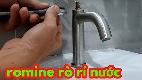 how to fix a leaky faucet | sửa vòi nước rò rỉ