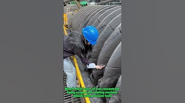 Industrial Cleaning: Iron Concentrate Removal  Machine Wheel Maintenance｜Metal Recycling