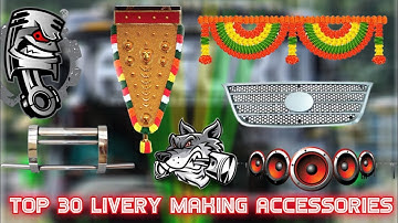 Top 30 Livery Making Accessories for Bussid/PART 1/#bussid #accessories #bussimulatorindonesia#mods