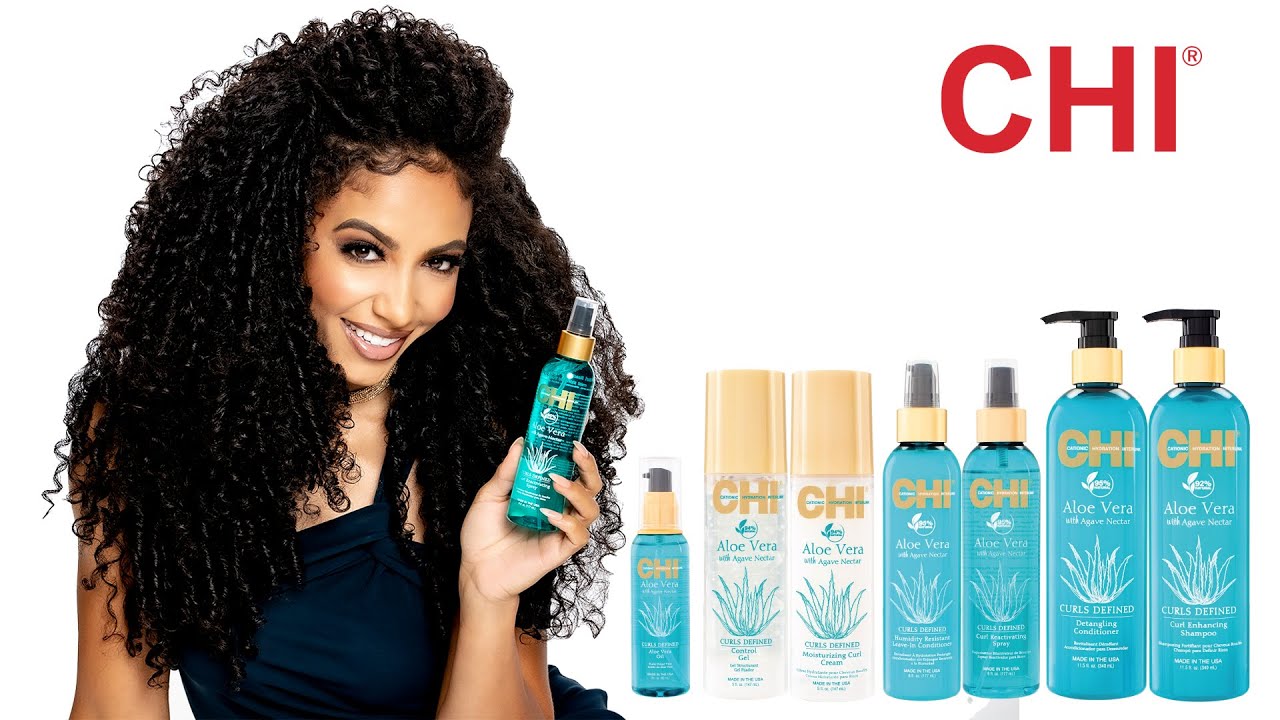 Luscious Curls with CHI Aloe Vera with Agave Nectar