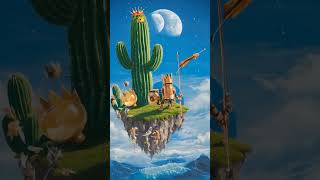 Floating Teacup Island – Surreal Fantasy Comedy