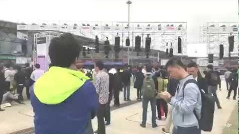 Showtime! VERITYAUDIO IWAC210 line array attend the grand outdoor Demo in Shanghai 2017