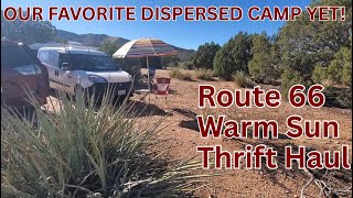 Route 66, Sunshine & Thrift Finds! | Dispersed Camping in Kingman, Arizona