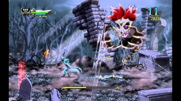 Dust an elysian tail demon exorcising on the 3rd boss baron kane hardcore mode