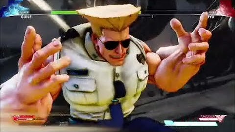 STREET FIGHTER V : GUILE SONIC HURRICANE CRITICAL ART