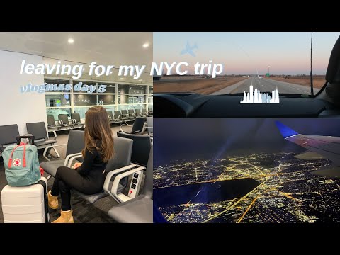 leaving for my NYC trip | Vlogmas day 5