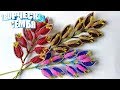 Цветы из бисера. Эритрина петушиный гребень — подробный МК. ✔️Beaded flowers