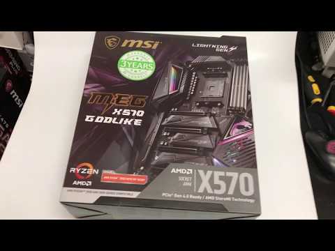 MSI MEG X570 Godlike Unboxing: