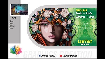 How to Use File Menu Bar in CorelDRAW 2018 Urdu ( Table + Tools + Window + Help  )