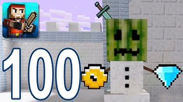 Pixel Gun 3D - Gameplay Walkthrough Part 100 - All Secret Gems and Coins (iOS, Android)