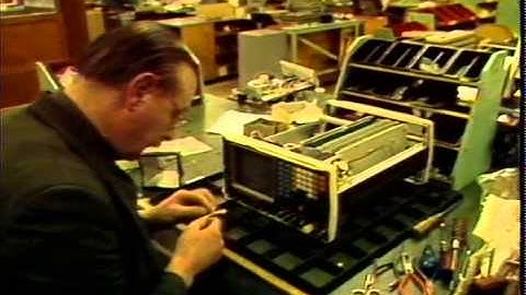Marconi 2955 being built FACTORY FLOOR