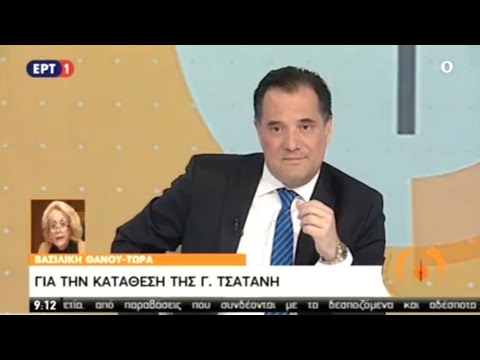 Ο Άδωνις Γεωργιάδης στους Δημήτρη Κοτταρίδη και Γιάννη Πιτταρά στην ΕΡΤ1 11/02/2020