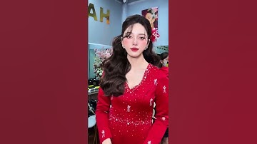 Tóc sóng ứng dụng cho cô dâu áo dài