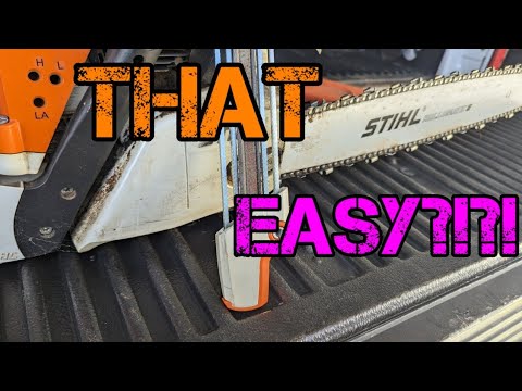 How To Sharpen a Chainsaw Chain (Super Easy) - YouTube