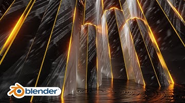 Blender Tutorial - Create a Simple Cinematic scene In Blender EEVEE  / #b3d, #blender3d