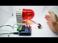 Turn on the warning light with Motion Sensor &amp; PHPoC!