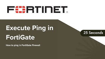 FortiGate How to ping | How to Ping from #fortigate #fortinet #ping