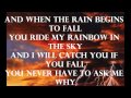 When the rain begins to fall - jermaine jackson and pia-zadora (Letra)