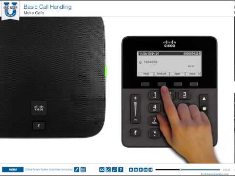 CISCO 8831 Conference Phone - Make Calls