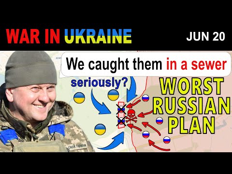 20 Jun: CAUGHT IN DIRT. Ukrainians Ambush A HUGE GROUP OF RUSSIANS HIDING IN THE PIPES.