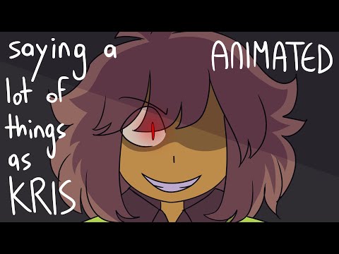 Saying A Lot Of Things As Kris ANIMATED