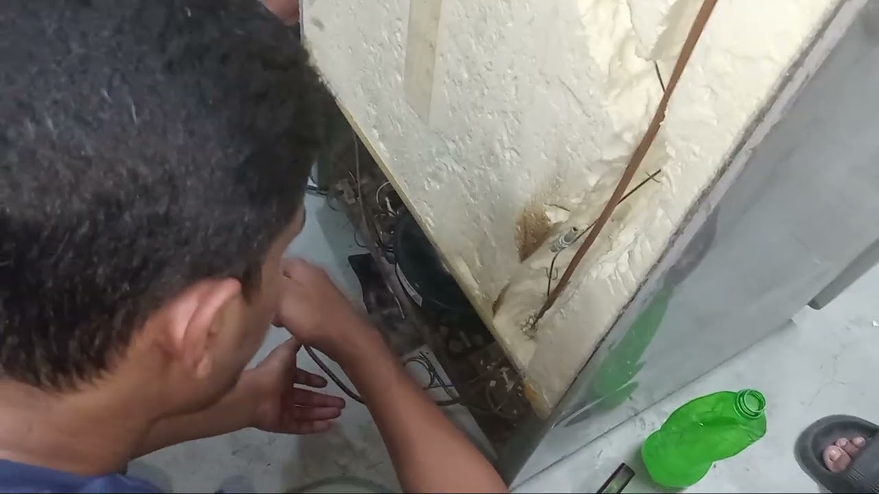 পাইপের ময়লা পরিস্কার করা। ফ্রিজ মেরামত