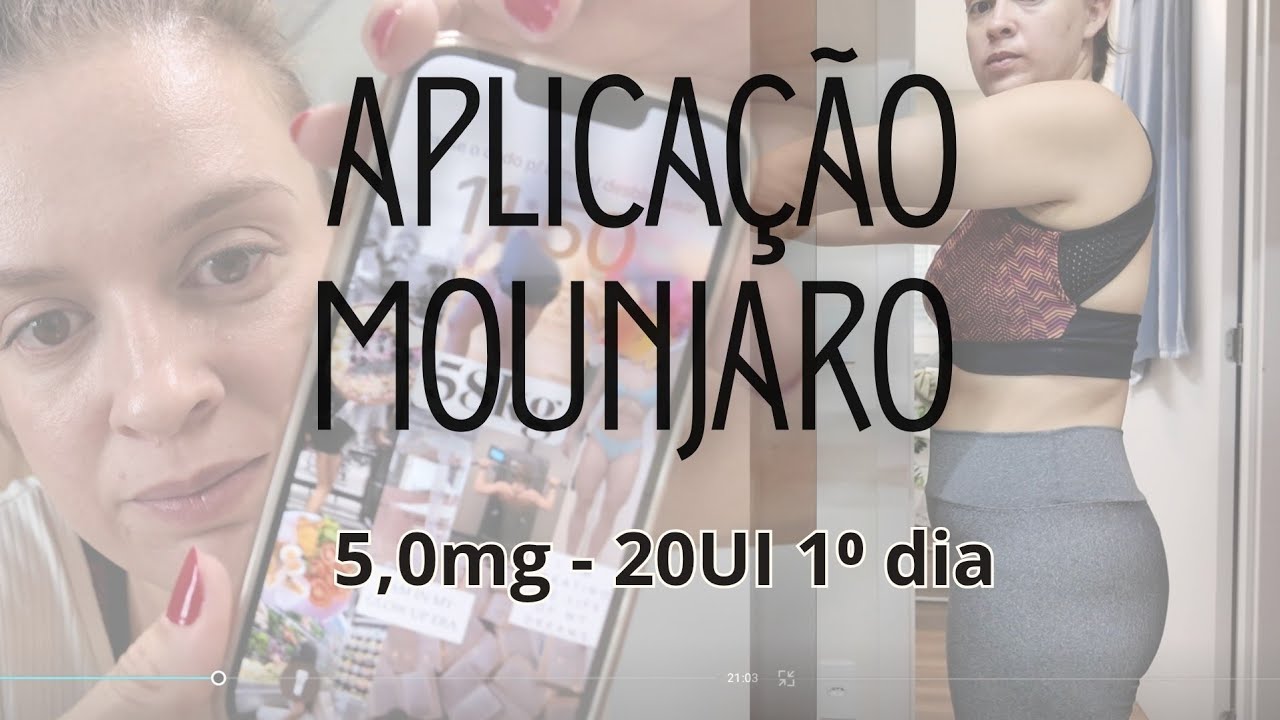 Daily Vlog Tirzepatida - 1⁰ dia de aplicação 5,0mg 