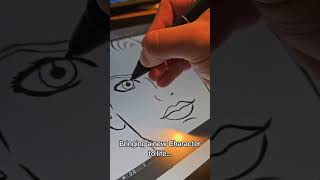 Creating a new character, one line at a time ✏️💚#comicart #characterdesign #digitalart #artist