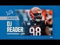 Dj reader highlights  detroit lions