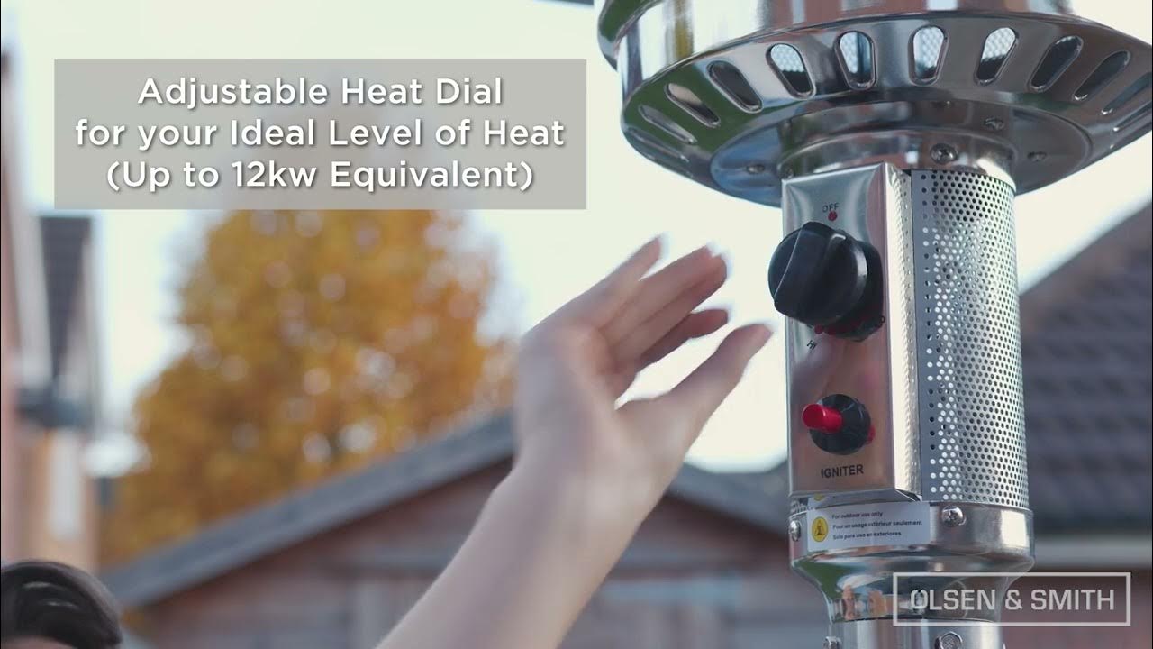Olsen & Smith Gas Powered Patio Heater Robust, Safe & Efficient YouTube