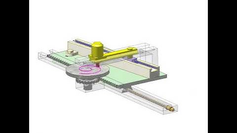 Device for milling Archimedean spiral groove 2