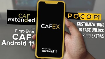 Poco F1 CAFExtended v1.0 • ANDROID 11 | Installation + Quick Review • CAFEX Official