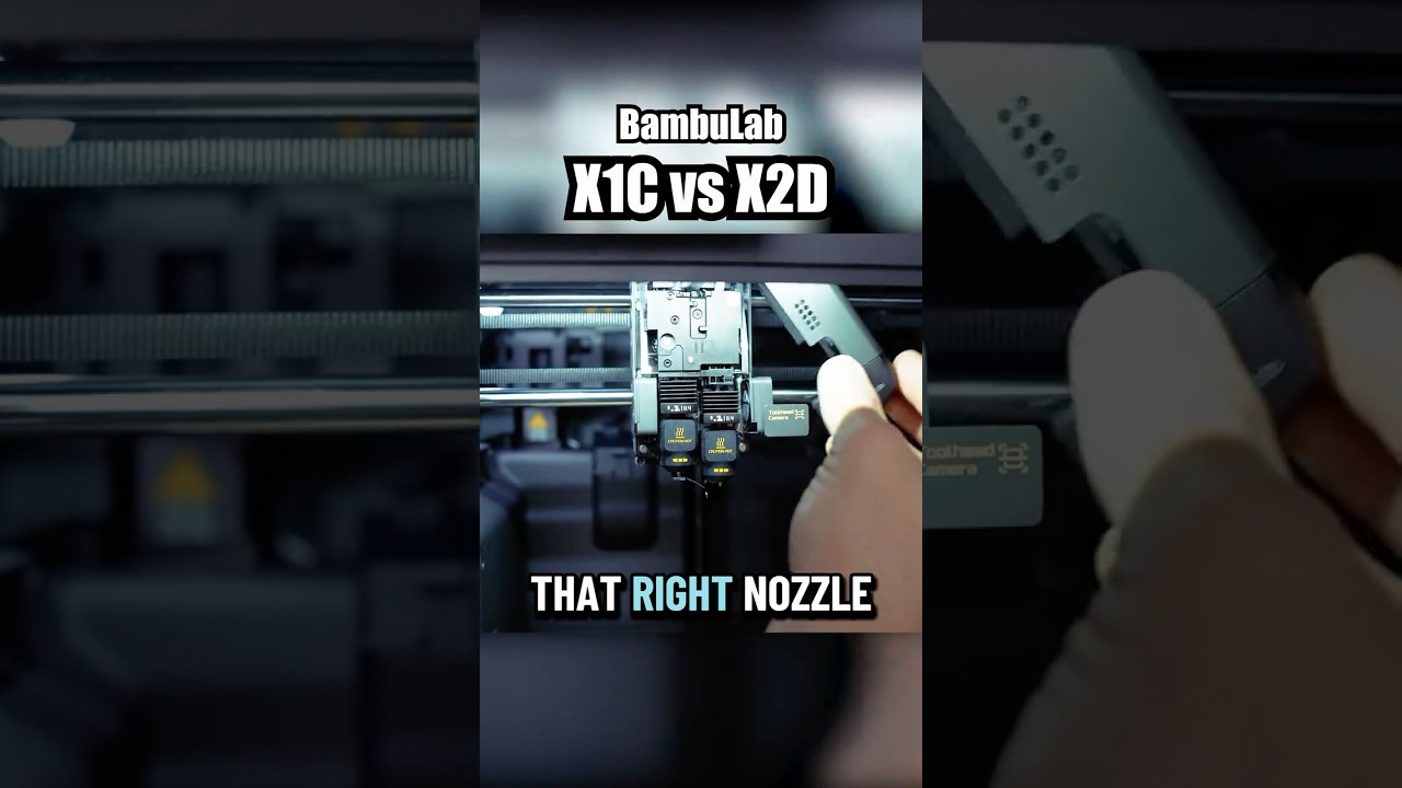Differences between the X2D and the X1C #bambulab #X2D #3dprintingtips