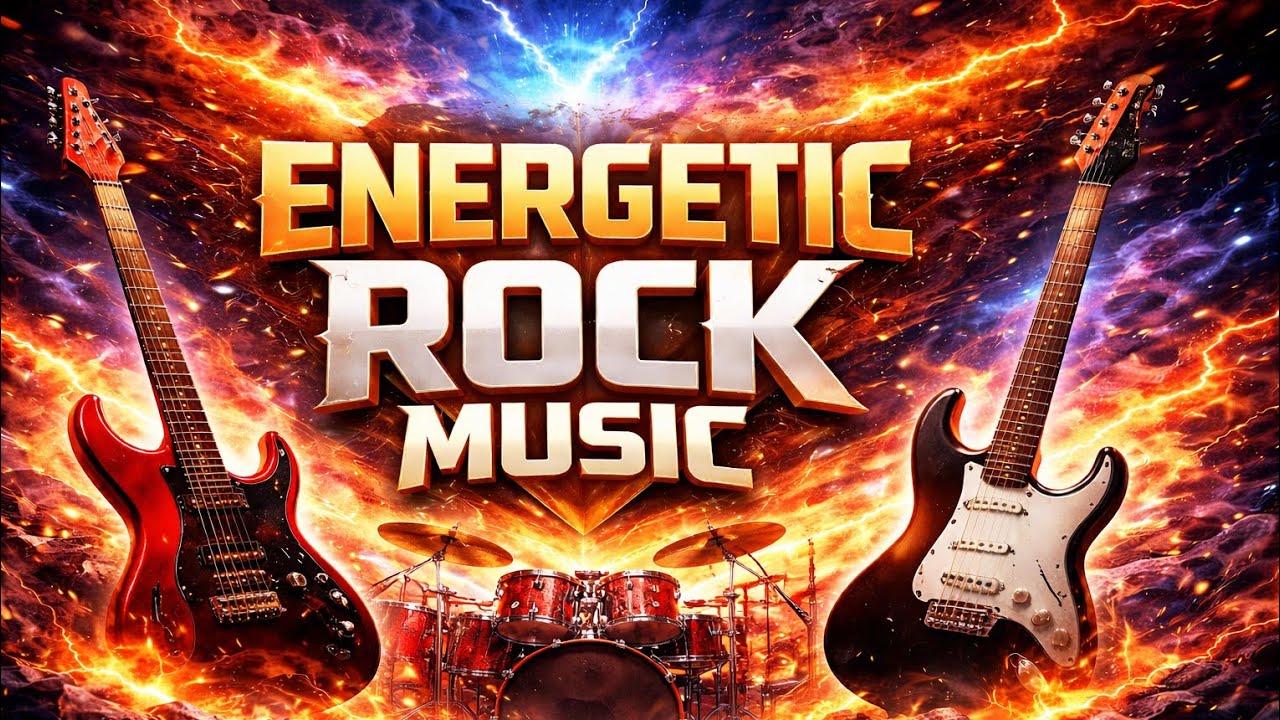 Energetic Rock Instrumental – Power Music for Motivation & Daily Boost - Sugestudio