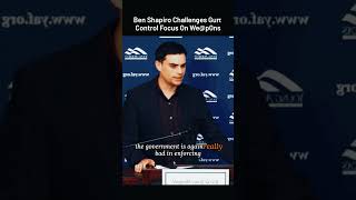 Ben Shapiro Challenges Gun Control Focus on Weapons #benshapiro #debate #speech