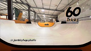 60 Advanced Mini Ramp Skate Tricks (Feat Adam Williams)
