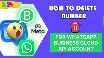 How to Delete Phone Number from WhatsApp Business API Step By Step  #meta