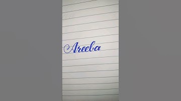 stylish Areeba name #shorts #writing