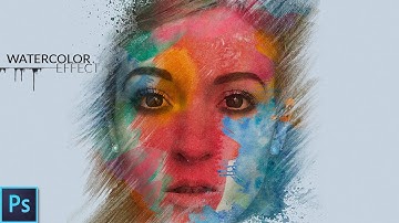 Watercolor Portrait Effect - Photoshop tutorial