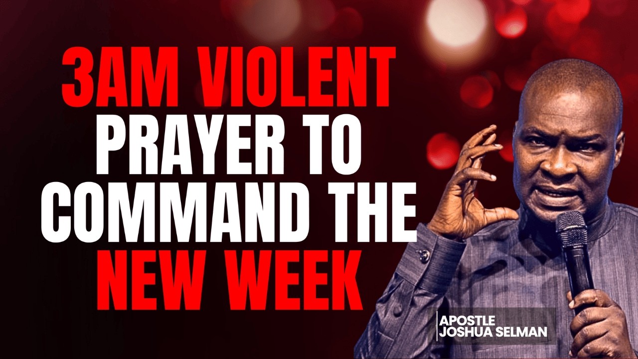ЖЕСТОКАЯ МОЛИТВА В 3 ЧАСА УТРА, ЧТОБЫ НАЧАТЬ НОВУЮ НЕДЕЛЮ | АПОСТОЛ ДЖОШУА СЕЛМАН