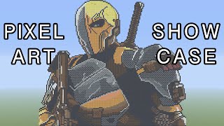 Minecraft Pixel Art Showcase - Deathstroke