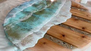 Beach Wave Epoxy Table Project