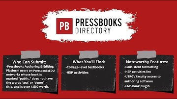 Pressbooks Directory: Searching OER Repository Tutorials