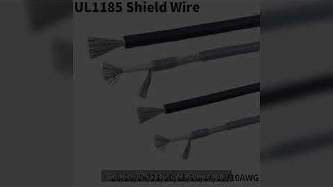 Shielded Wire Signal Cable 28 26 24 22 20 18 16 14 12 AWG UL1185 Channel Audio Single Core 1C Electr