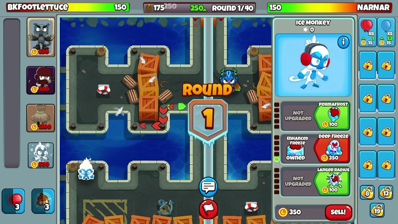 If someone uses a tack shooter the video ends BTD battles 2