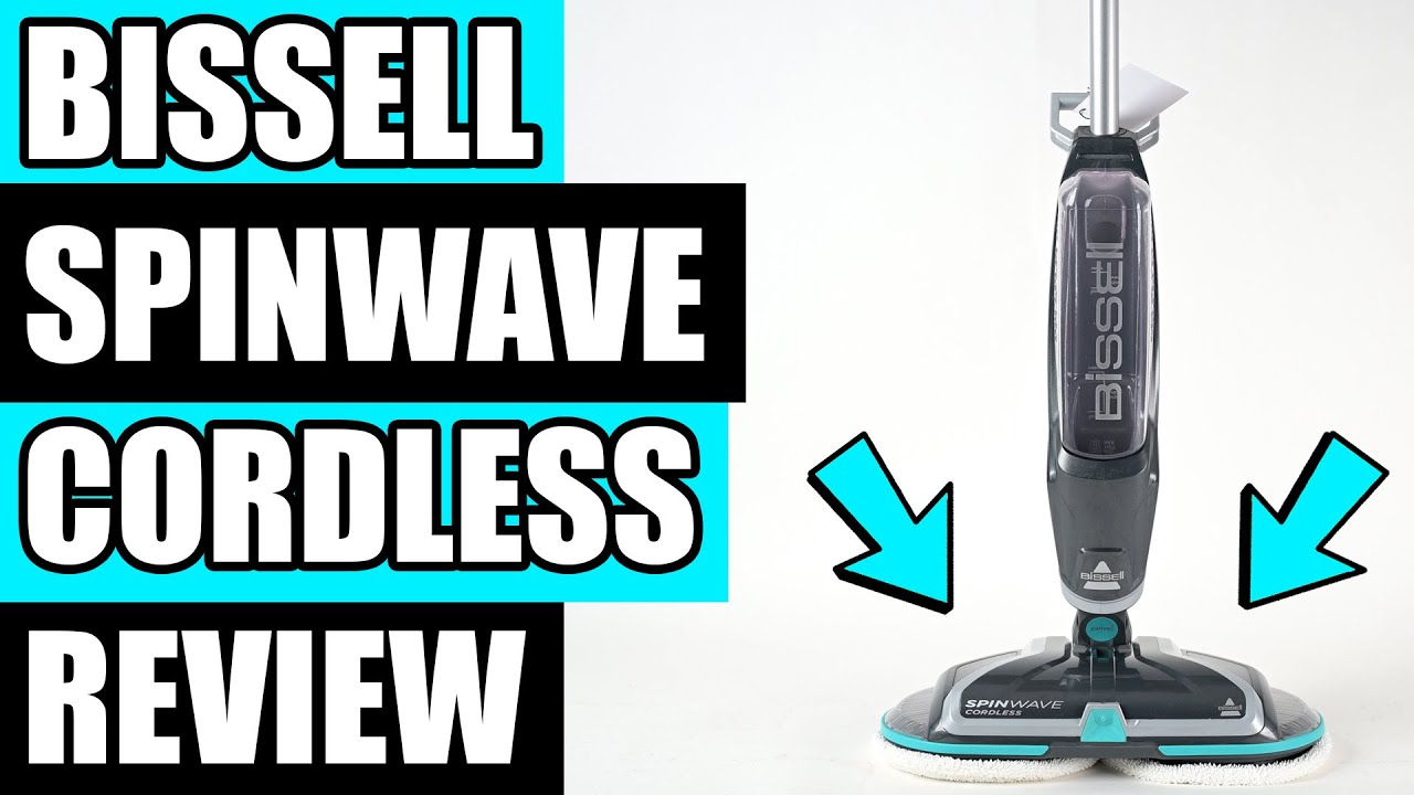 BISSELL SpinWave Cordless Powered Mop Titanium/Electric Blue 2315