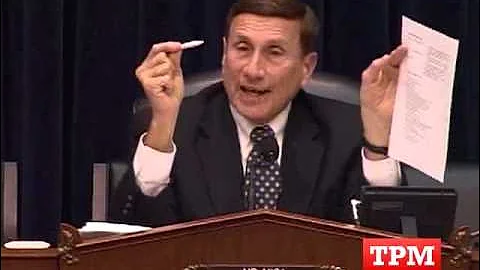 Congressman John Mica Waves A 'Fake' Joint At Hearing