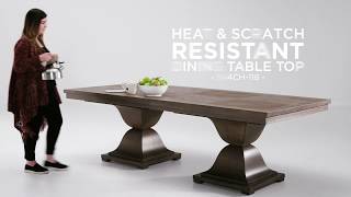 Heat and Scratch Resistant Dining Tables by iNSPIRE Q